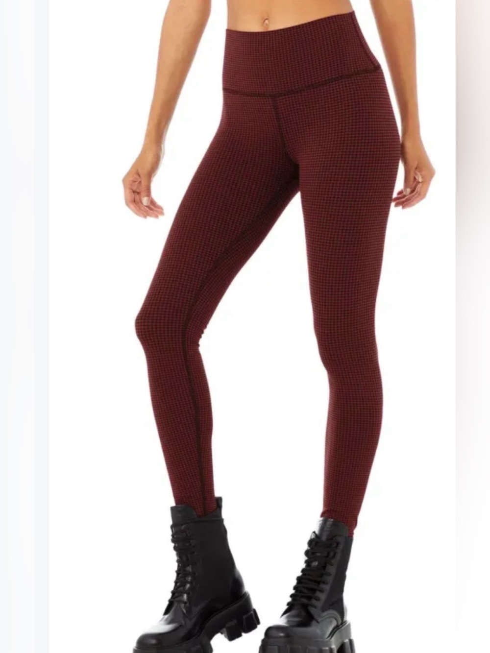 Alo Houndstooth Athletic Leggings for Women size XS